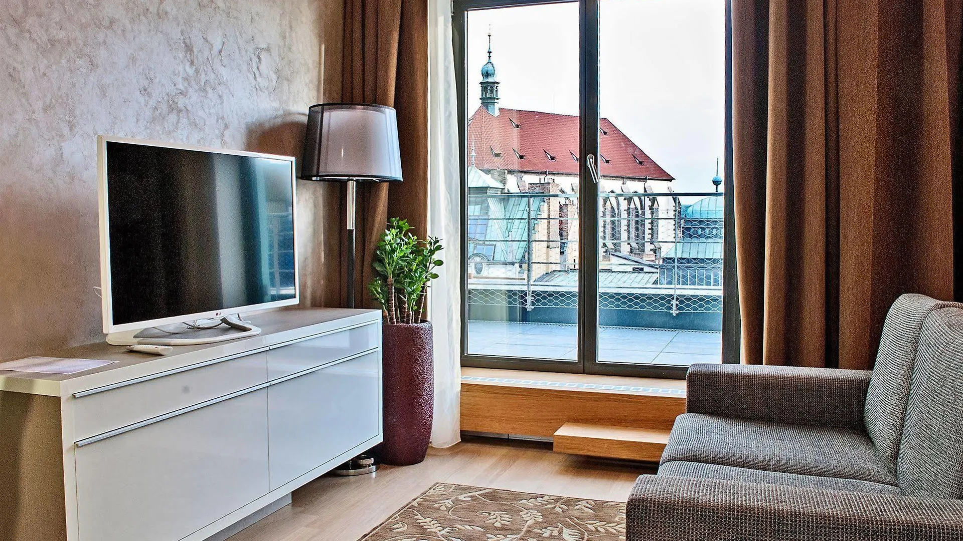 Wenceslas Square Terraces Apartment Prague Czech Republic