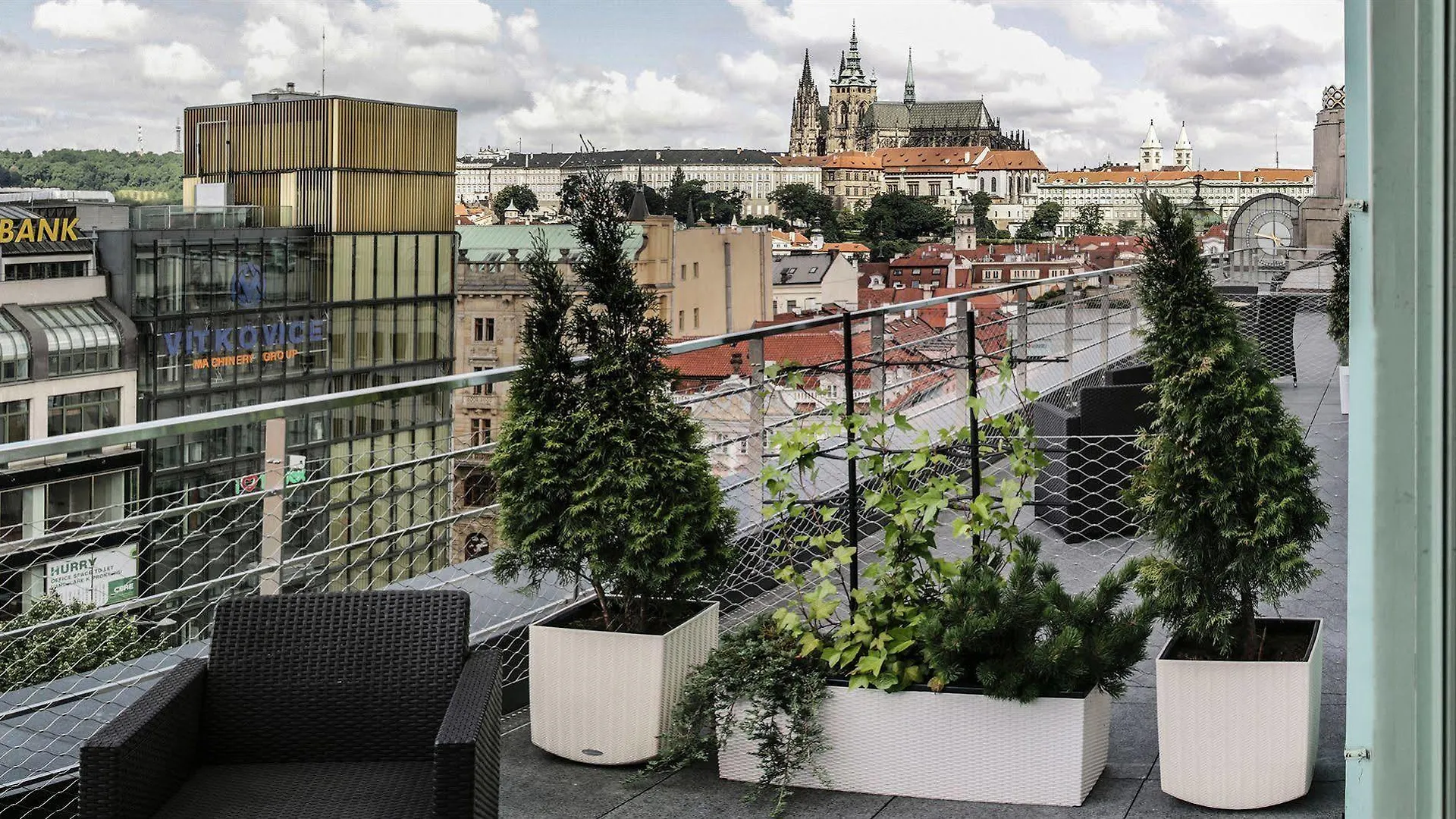 Wenceslas Square Terraces Apartment Prague Czech Republic